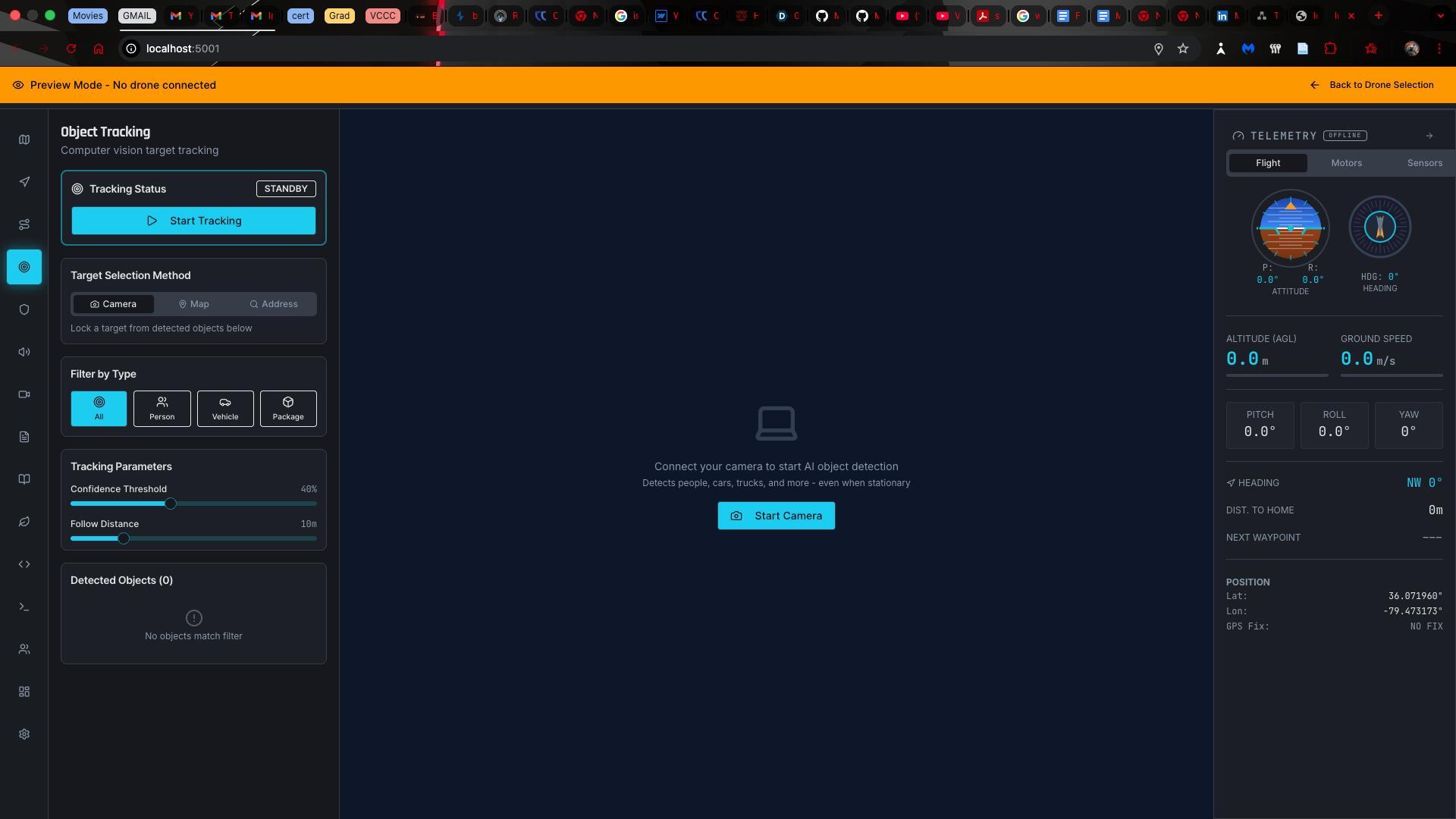 mouse3 object detection and tracking